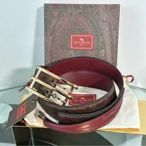 Etro | Accessories | Nwt Etro Mixedmedia Belt With Golden  display picture 3